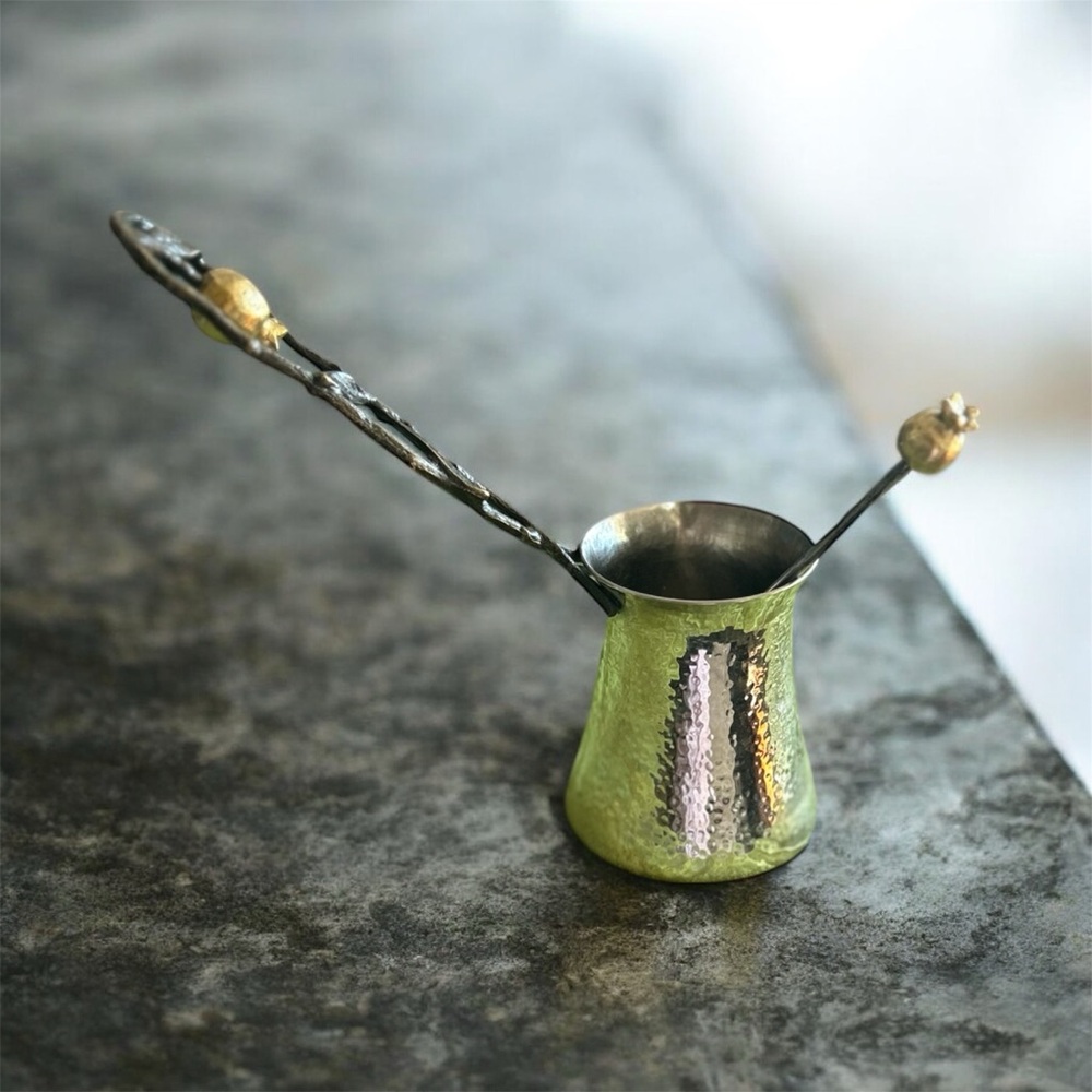 Michael l Aram Elegant Hammered Metal Coffee Pot.